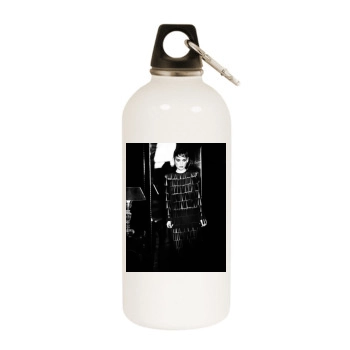 Winona Ryder White Water Bottle With Carabiner