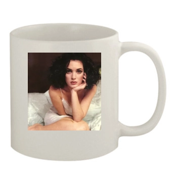 Winona Ryder 11oz White Mug