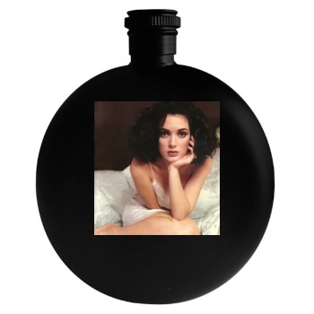 Winona Ryder Round Flask