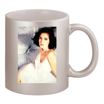 Winona Ryder 11oz Metallic Silver Mug