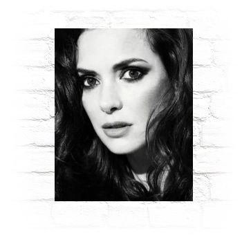 Winona Ryder Metal Wall Art