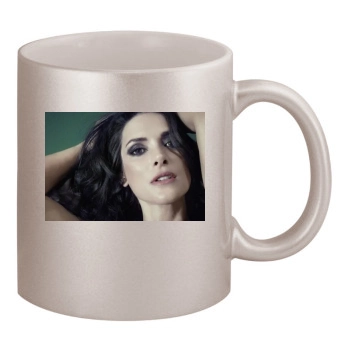 Winona Ryder 11oz Metallic Silver Mug