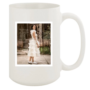 Zoe Saldana 15oz White Mug