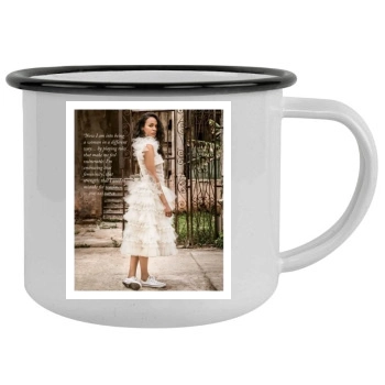 Zoe Saldana Camping Mug