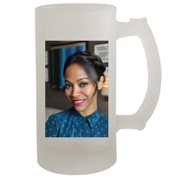 Zoe Saldana 16oz Frosted Beer Stein