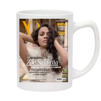 Zoe Saldana 14oz White Statesman Mug