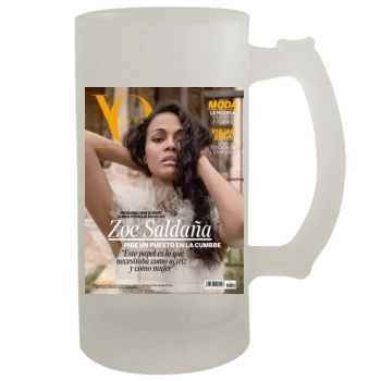 Zoe Saldana 16oz Frosted Beer Stein