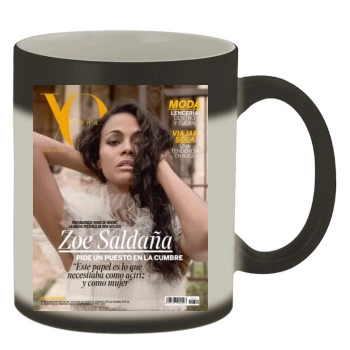 Zoe Saldana Color Changing Mug