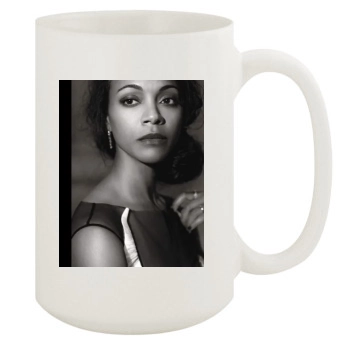 Zoe Saldana 15oz White Mug