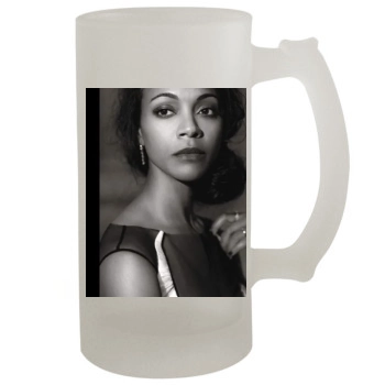 Zoe Saldana 16oz Frosted Beer Stein