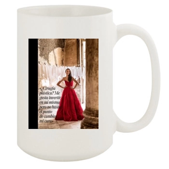 Zoe Saldana 15oz White Mug