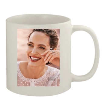 Angelina Jolie 11oz White Mug