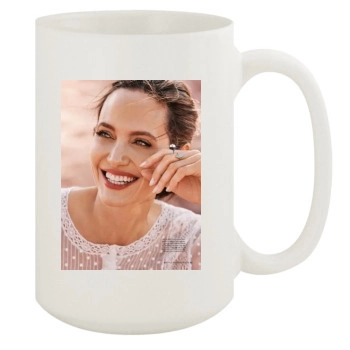 Angelina Jolie 15oz White Mug