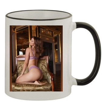 Barbara Palvin 11oz Colored Rim & Handle Mug