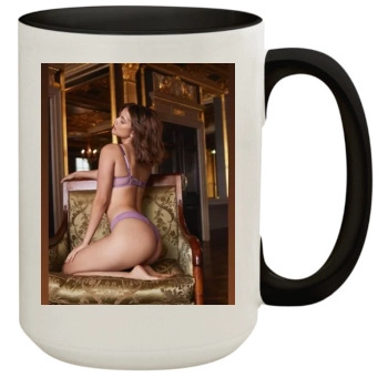 Barbara Palvin 15oz Colored Inner & Handle Mug