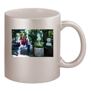 Brittany Snow 11oz Metallic Silver Mug