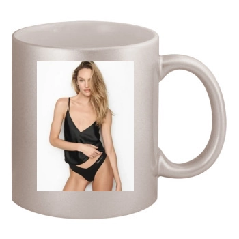 Candice Swanepoel 11oz Metallic Silver Mug