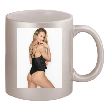 Candice Swanepoel 11oz Metallic Silver Mug