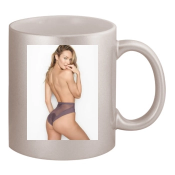 Candice Swanepoel 11oz Metallic Silver Mug