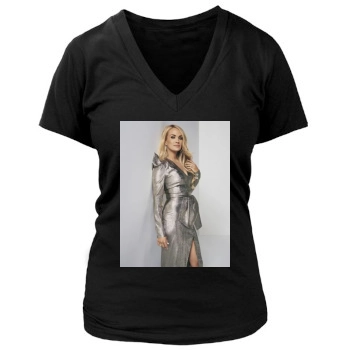 Carrie Underwood Women's Deep V-Neck TShirt