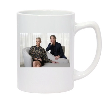 Charlize Theron 14oz White Statesman Mug