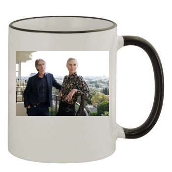 Charlize Theron 11oz Colored Rim & Handle Mug