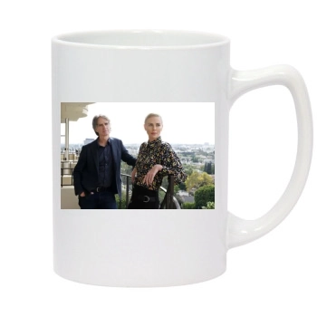 Charlize Theron 14oz White Statesman Mug