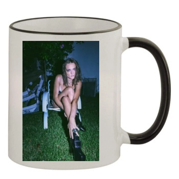 Charlotte Lawrence 11oz Colored Rim & Handle Mug