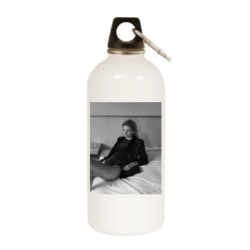 Edita Vilkeviciute White Water Bottle With Carabiner