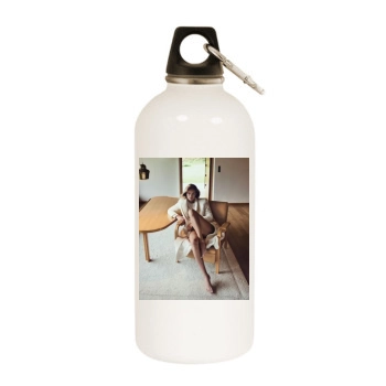 Edita Vilkeviciute White Water Bottle With Carabiner