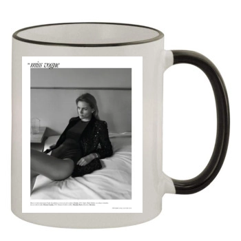 Edita Vilkeviciute 11oz Colored Rim & Handle Mug