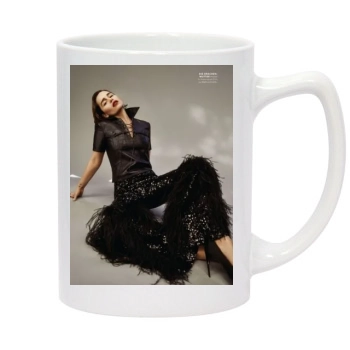 Emilia Clarke 14oz White Statesman Mug