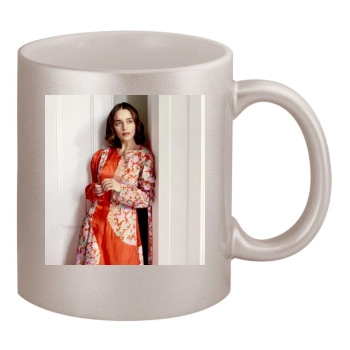 Emilia Clarke 11oz Metallic Silver Mug