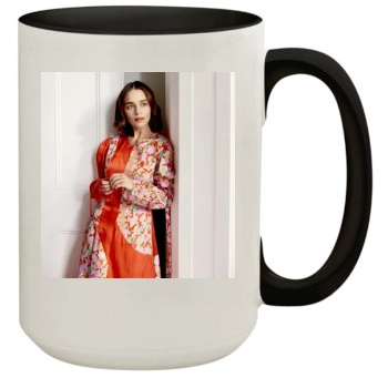 Emilia Clarke 15oz Colored Inner & Handle Mug