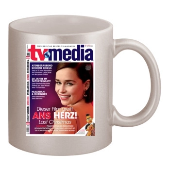 Emilia Clarke 11oz Metallic Silver Mug