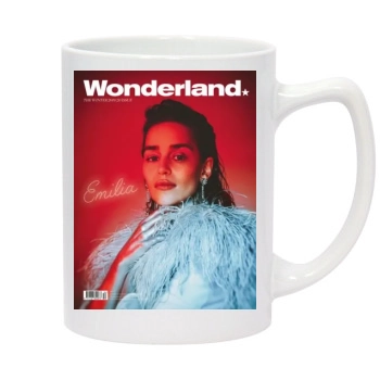 Emilia Clarke 14oz White Statesman Mug