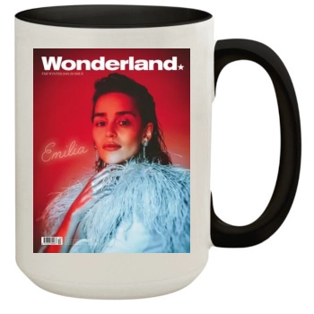 Emilia Clarke 15oz Colored Inner & Handle Mug