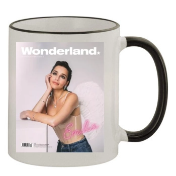 Emilia Clarke 11oz Colored Rim & Handle Mug