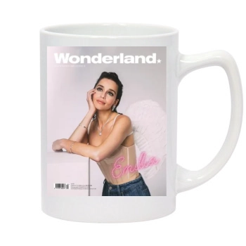 Emilia Clarke 14oz White Statesman Mug