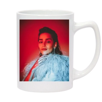 Emilia Clarke 14oz White Statesman Mug