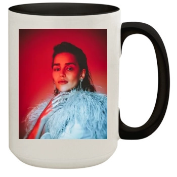 Emilia Clarke 15oz Colored Inner & Handle Mug