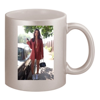 Emily Ratajkowski 11oz Metallic Silver Mug