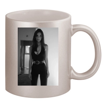 Emily Ratajkowski 11oz Metallic Silver Mug