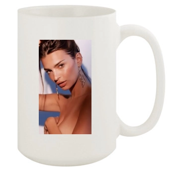 Emily Ratajkowski 15oz White Mug