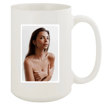 Emily Ratajkowski 15oz White Mug