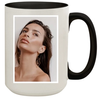 Emily Ratajkowski 15oz Colored Inner & Handle Mug