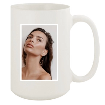 Emily Ratajkowski 15oz White Mug