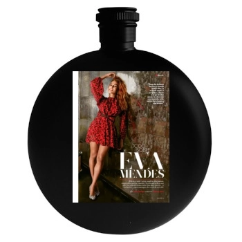 Eva Mendes Round Flask