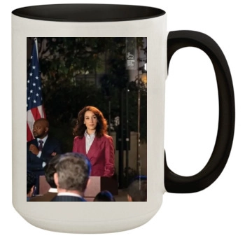 Jennifer Beals 15oz Colored Inner & Handle Mug