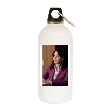Jennifer Beals White Water Bottle With Carabiner